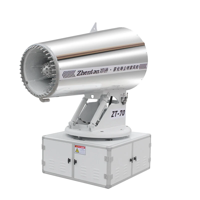 Utilisation de refroidissement de la ville d'arabie saoudite de la machine de canon de brouillard d'acier inoxydable d'équipement de pulvérisation de brouillard ultra-fin