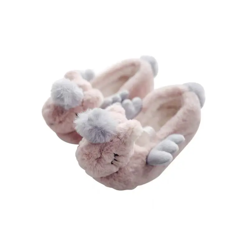 الشتاء لطيف يونيكورن على شكل المرأة المنزل الخريف والشتاء أفخم النعال الدافئة الكبار المنزل الأحذية القطنية