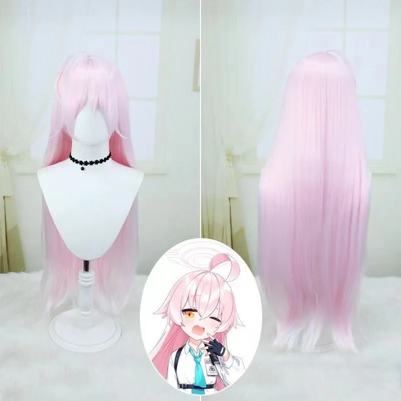

Azure Files Little Bird Hoshino Cosplay Wig Special Blend Girl Swimsuit Pink Gradient Long Hair Loose Hair