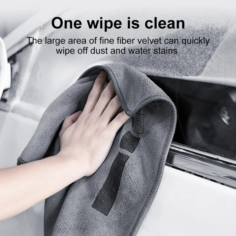 Multi Purpose Car Wash Microfiber Towel Double Sided Thick Cleaning Cloth Super Absorbent Lint Free Drying Rag Auto Detailing