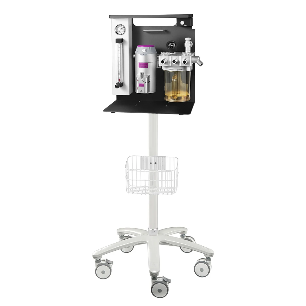 Portable Veterinary Anesthesia Machine With Trolley Animal Cat Dog Anesthesia Equipment