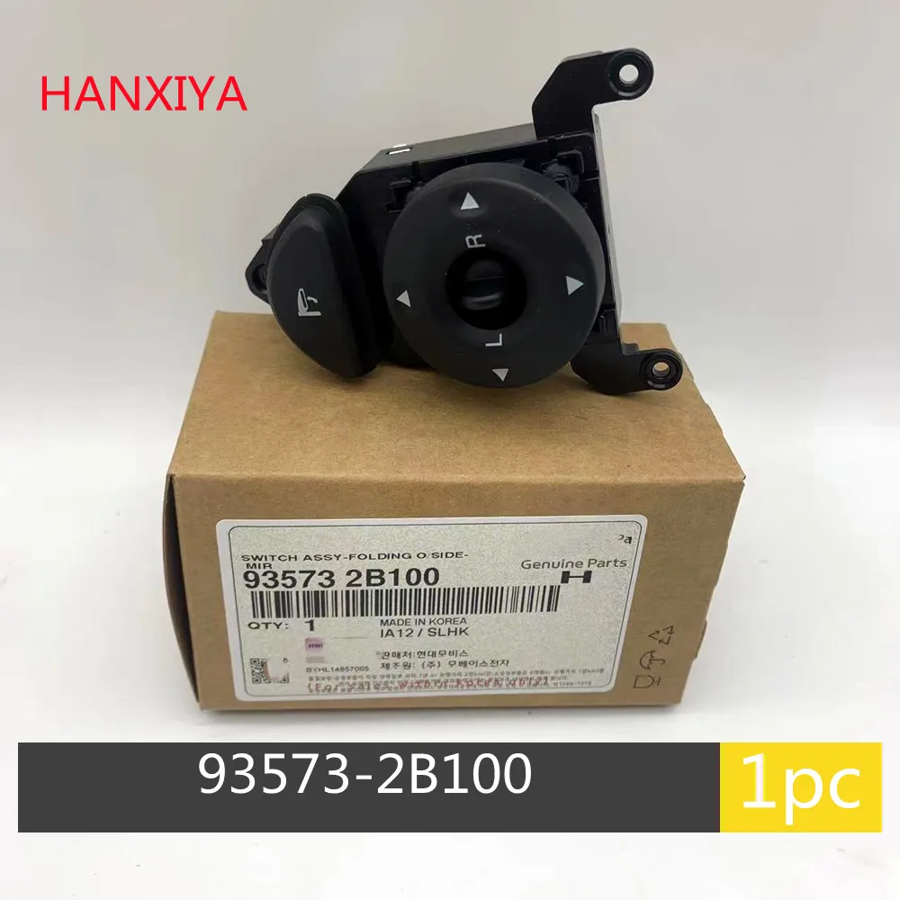 935732B100 Genuine For Hyundai 2.4 2.7 New Santa Fe Outside Rearview Mirror Left and Right Up and Down Adjustment Switch Buttons