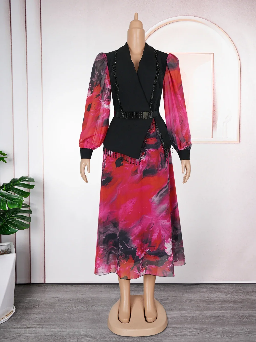 

African Dresses for Women Plus Size Africa Clothes Dashiki Ankara Turkey Outfits Gown Elegant Muslim Wedding Party Long Dress