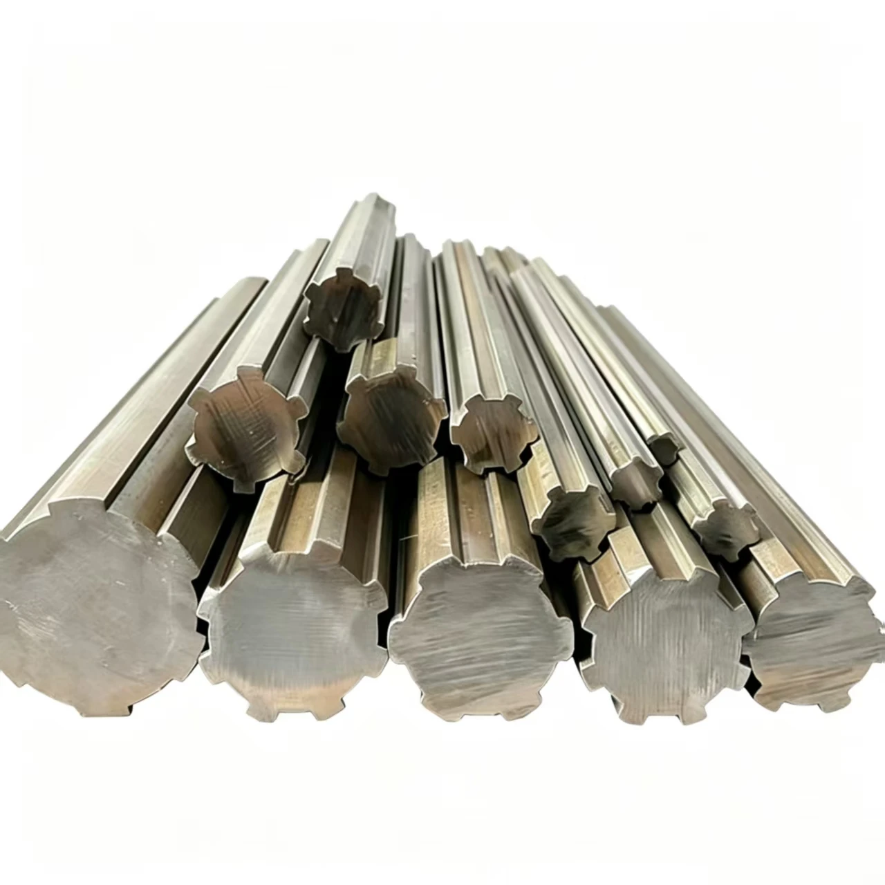 Best Seller Custom Stainless Steel Shaft CNC Machining Wear Resistant High-Cost-Effectiveness Spline Shaft Multiple Industries