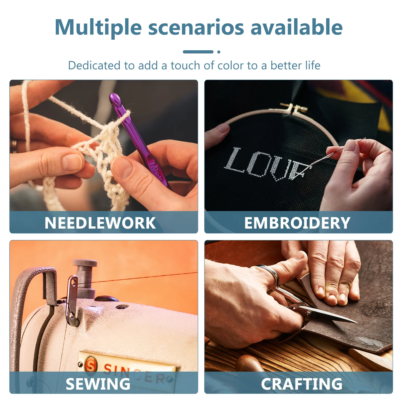 

4pcs Vintage Embroidery Scissor Premium Stainless Steel Sharp Pointed Trimmer For Tight Patterns Fabric Paper Cutting Sewing