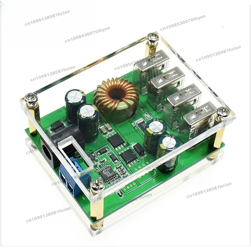 Suitable for DCDC Step-down Module 9V12V24v36V48V60V To 5V/5A High-power Vehicle-mounted Regulated Power Converter