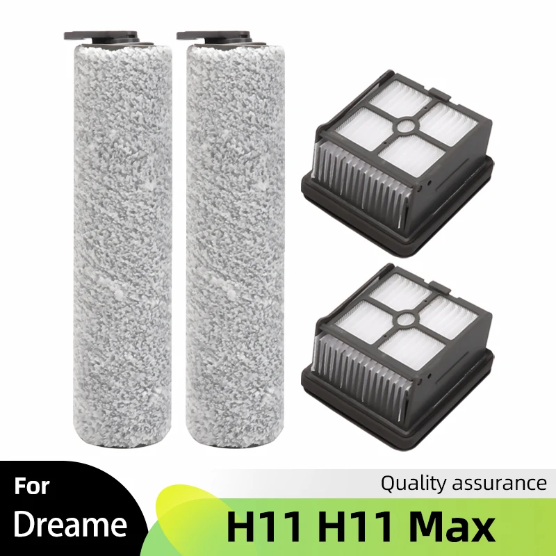 Roller Belangrijkste Zachte Borstel Hepa Filter Voor Dreame H11 Max Elektrische Vloer Huishouden Draadloze Stofzuiger Accessoires