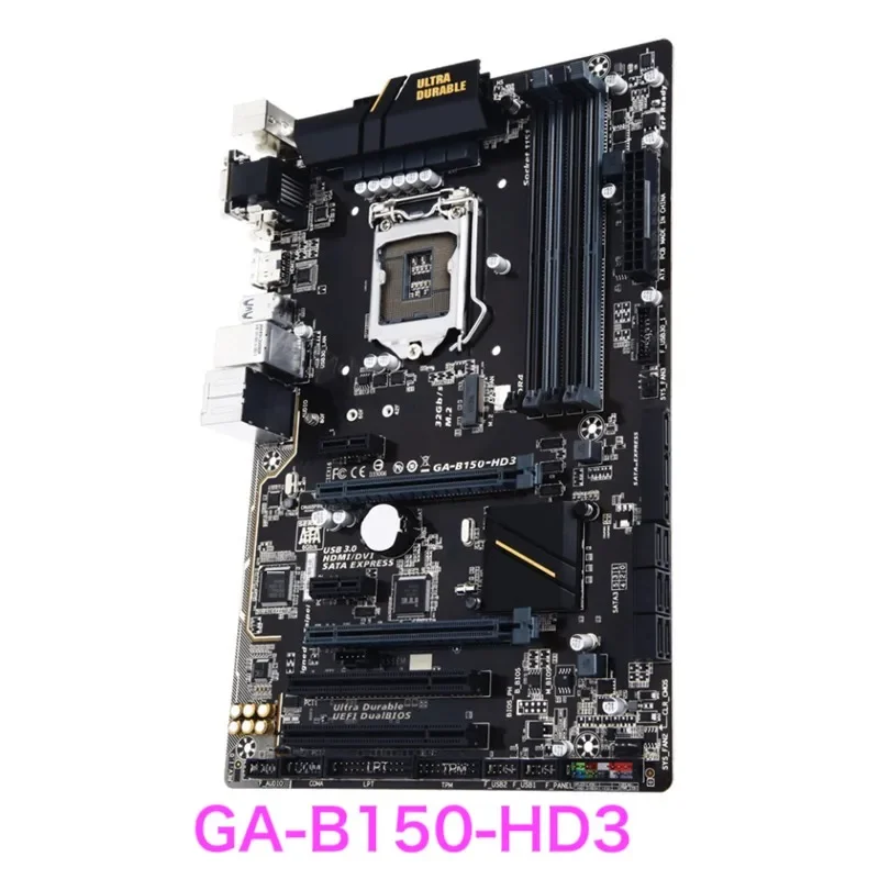 Suitable For Gigabyte GA-B150-HD3 Desktop Motherboard 64GB LGA 1151 DDR4 ATX B150 Mainboard 100% Tested OK Fully Work