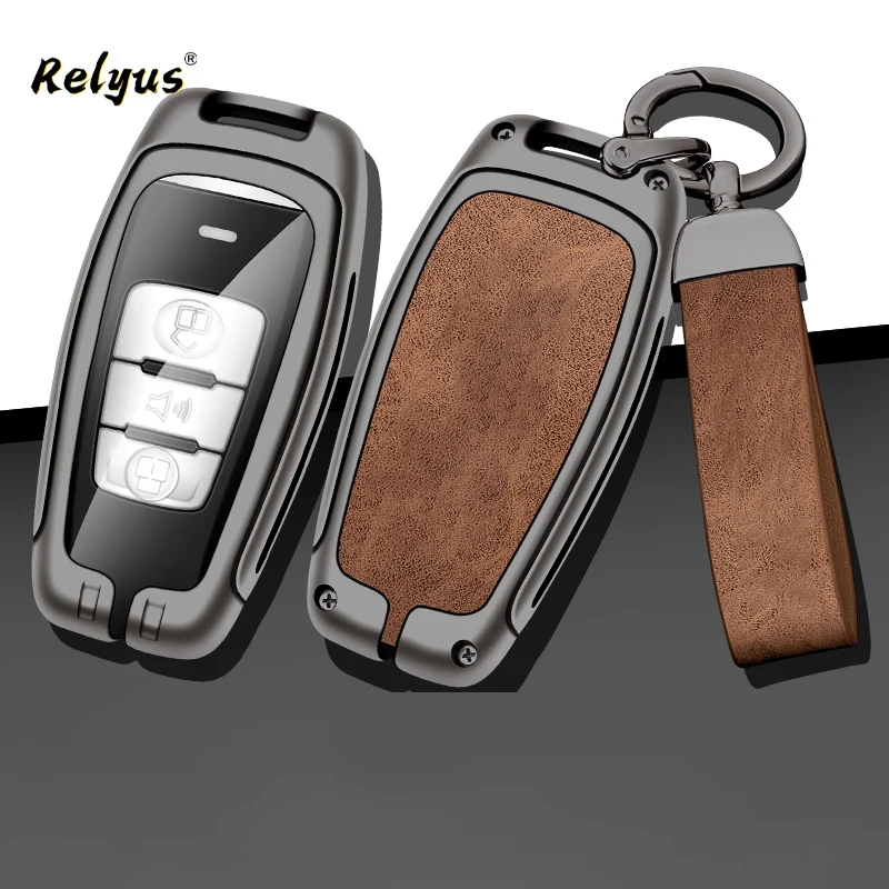 

New Zinc Alloy Leather Car Remote Key Case Cover Shell for Haval Jolion F7 H9 H6 H2 F7X F7H H8 H3 H4 H1 H5 H7 F5 M4 M6 H6 Coupe