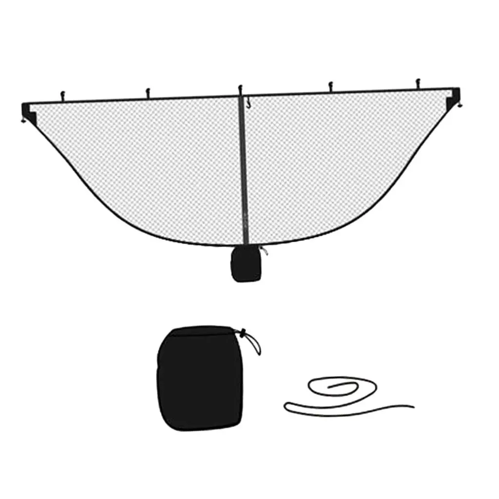 Breathable Hammock Bug Mosquito Net Compact Travel Mesh Cover Outdoor Camping Accessory for Hiking and Hammock Tent