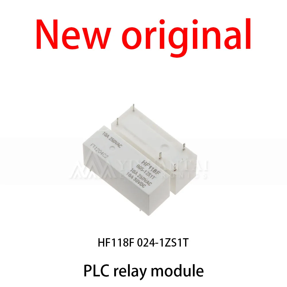 

10Pcs/Lot New original HF118F 024-1ZS1T PLC relay module