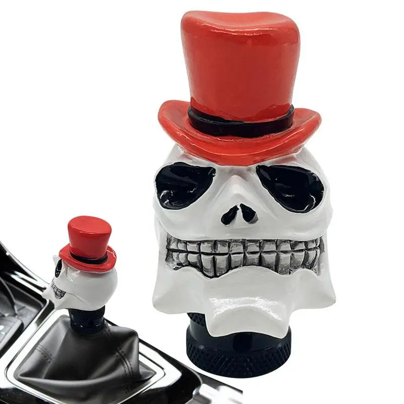 Skull Gear Shift Knob Car Racing Gear Lever Stick Skeleton Shift Handle Funny Skeleton Style Stick Shifter Handle Skull Manual