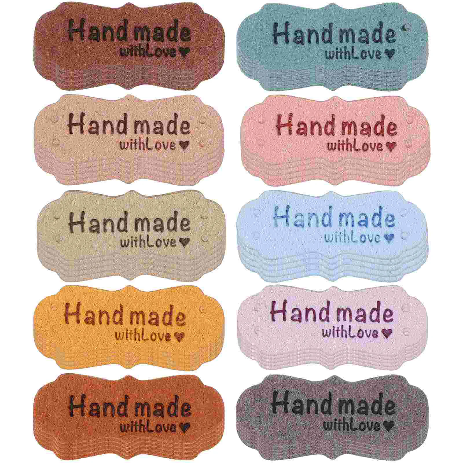 

50 Pcs Clothing Labels Handmade Clothes Manual Handcraft Sewing Accessories Embellishment Tags