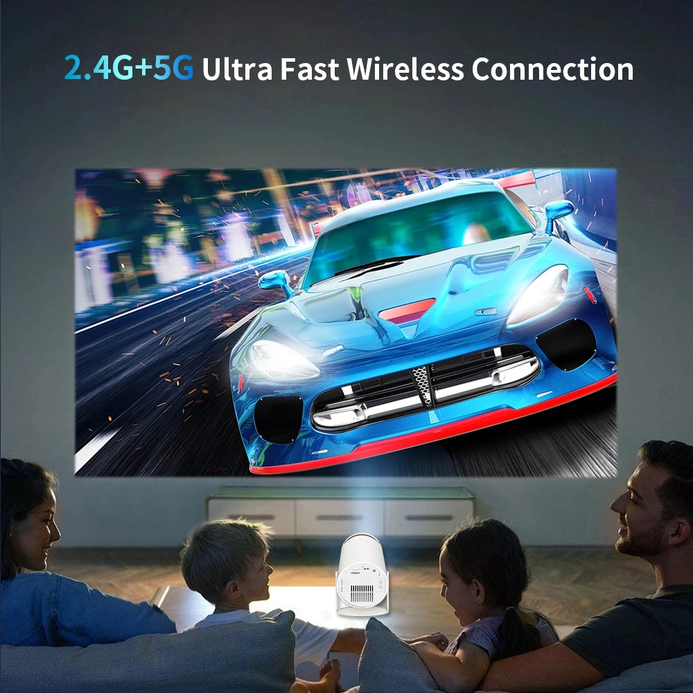 Projektor do gier X10 Plus 2.4G 5G WIFI 1280*720P H713 Projektor LCD HD Game Box Android 11 Retro System konsol do gier wideo