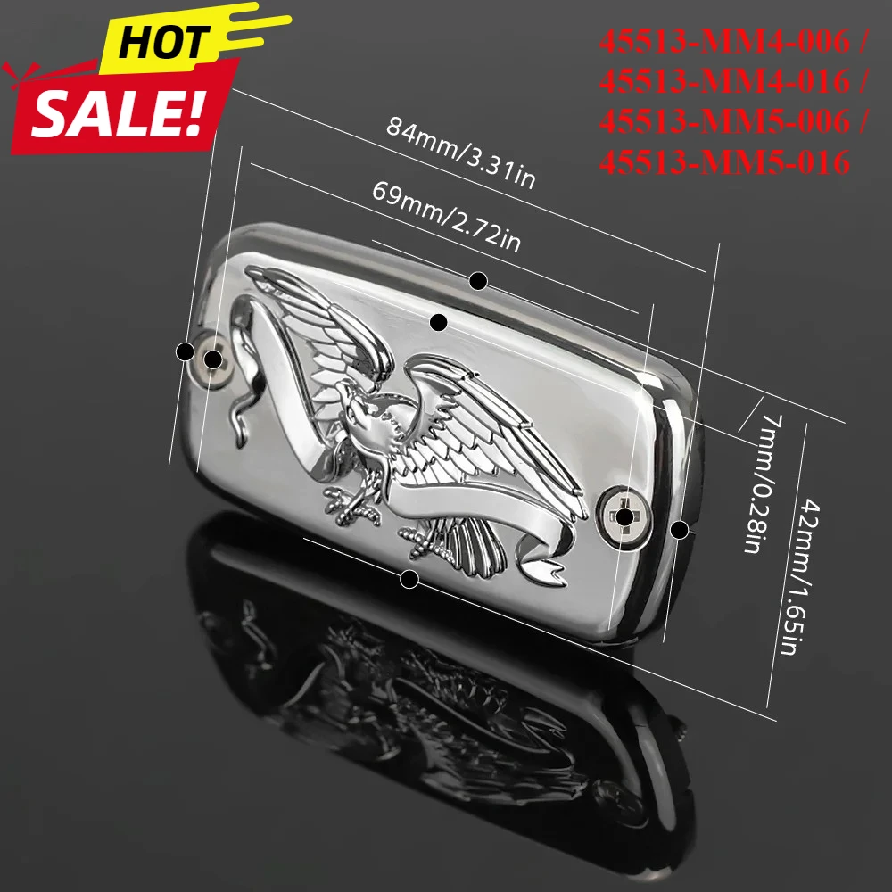 

Motorcycle Front Brake Master Cylinder Cap Fluid Reservoir Cover For Honda VT1300 CR/CS/CT/CXA/CX Fury VT750 C2BA/CA/CD 1300 750