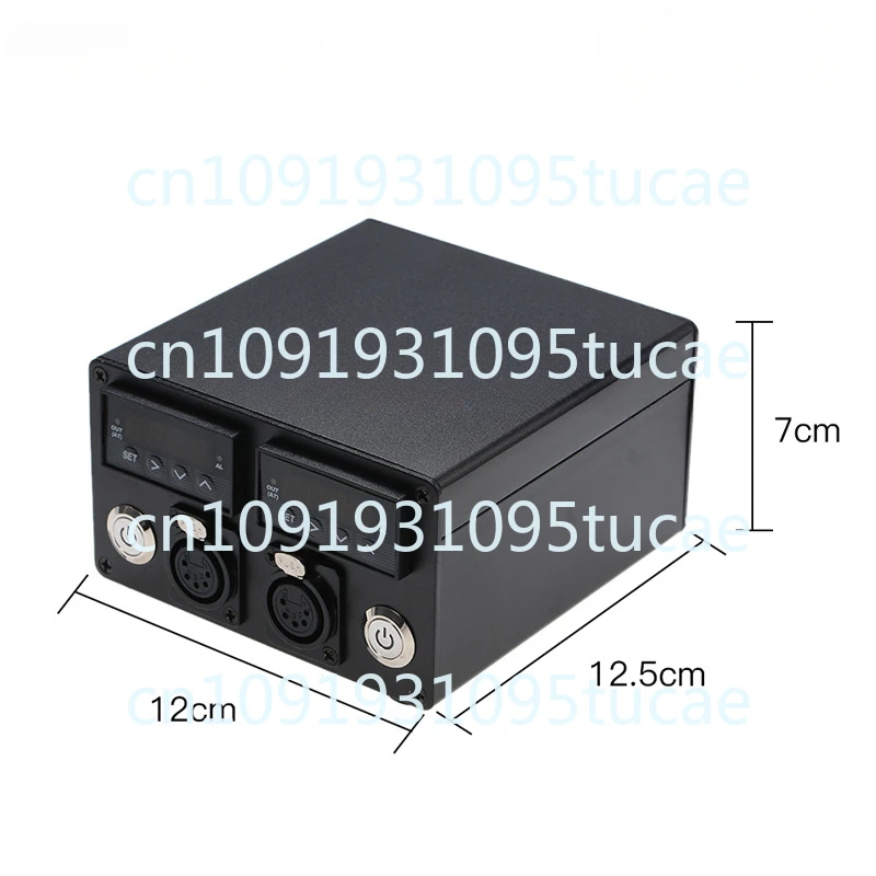 4x7inch Press Plate Kit with 4pcs Heating Rod and Double Pid Temperature Controller Module DIY Build 10-20 Ton Rosin Press