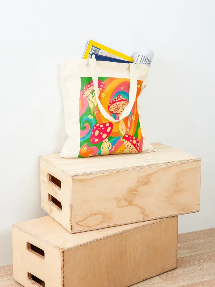 حقيبة يد للسيدات على شكل فطر، حقائب للمتسوقين للنساء، حقيبة كبيرة مخصصة #4