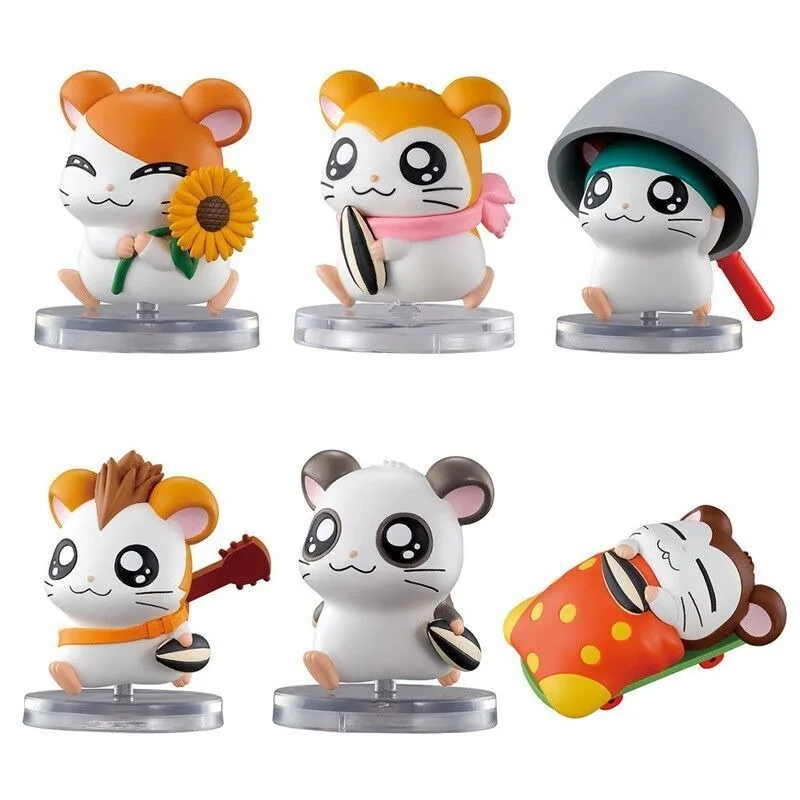 Gashapon Kapselspielzeug Hamtaro Hamster Mini Niedliche Actionfigur Puppe Modell Spielzeug Sammelobjekte