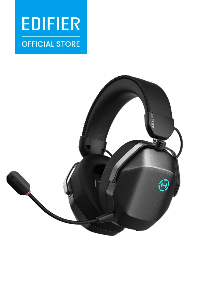EDIFIER G5 MAX Kabelloses Gaming-Headset THX Spatial Audio Hi-Res Niedrige Latenz 305 Stunden Akkulaufzeit KI-Geräuschunterdrückendes Mikrofon RGB Multi-Verbindung