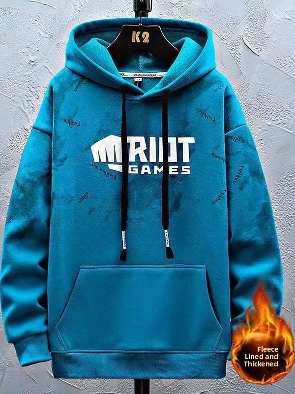 

Осенне-зимняя толстовка на флисовой подкладке для мальчиков-подростков, повседневная спортивная утепленная кофта, зимняя одежда для школьников и детей старшего возраста