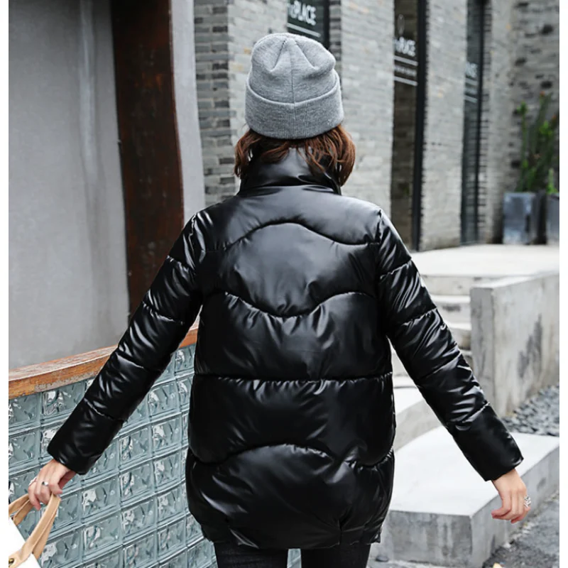 2023 New Winter Women Down Cotton Coat Jacket  Female Wash Away Brightening Face  Parkas Loose Outwear Short-Length Overcoat