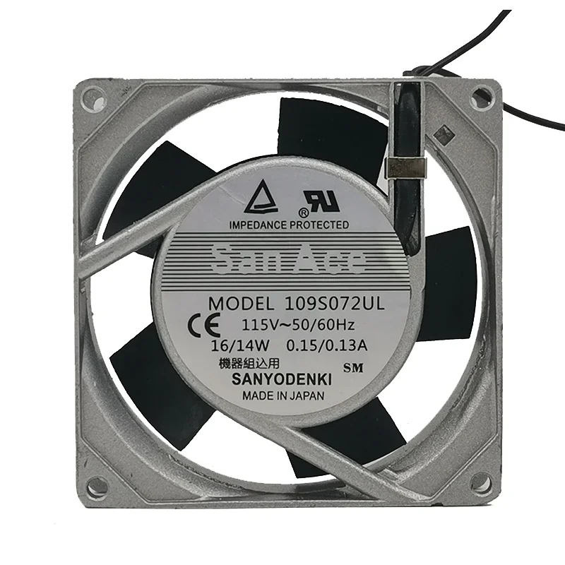 

New 109S072UL 115V 0.15/0.13a 9225 92*92*25mm aluminum frame AC equipment cooling fan
