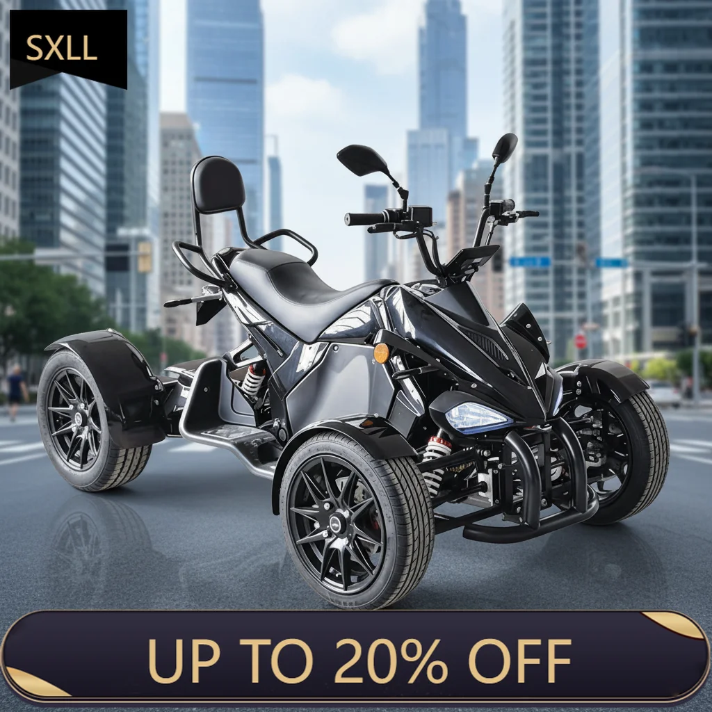 

SXLL Электрический четырехколесный задний привод 4000 Вт, автоматическое вращение вала, четырехколесный мотоцикл для взрослых, внедорожник, стальная среда