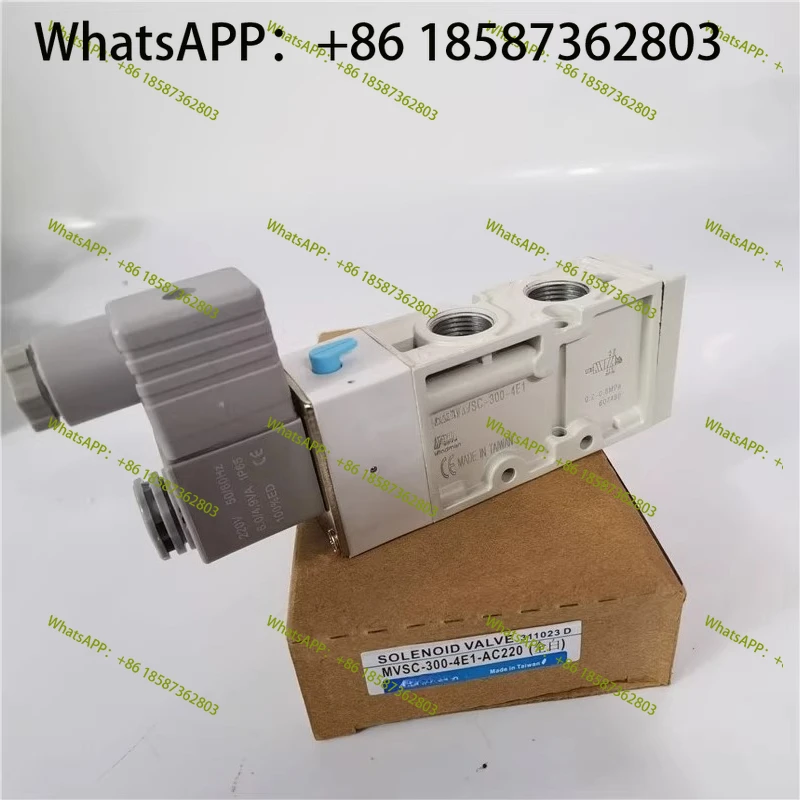 

Электромагнитный клапан MVSC-300-4E1 двухпозиционный пятиходовой DC24vAC220v пневматический клапан пневматический регулирующий клапан