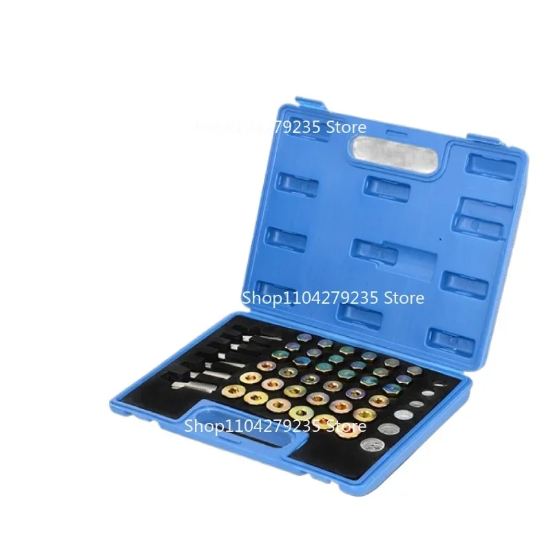 

Подходит для 114-компонентного набора автомобильных масляных поддонов, набора инструментов для ремонта дренажных винтов и резьбы