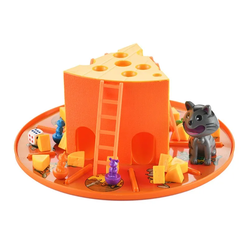 Juego de mesa de gato y ratón, pastel, queso, juguetes interactivos para padres e hijos, entretenimiento para niños y niñas, juego de fiesta, juguete para chico