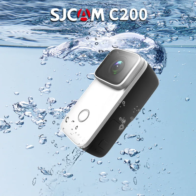 SJCAM C200 Thumb 미니 액션 카메라 4K 16MP NTK96660 WiFi 자이로 손떨림 방지 야간 투시경 40M 방수 스포츠 카메라 DV 웹캠
