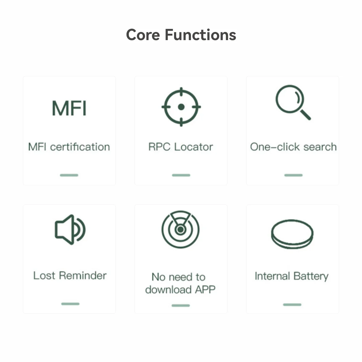 Smart Tag Air Tracker Bluetooth Search Locator Mini Air Tags funktioniert mit Find My Item Finders Device Global Positioning Anti Lost – Detail 8