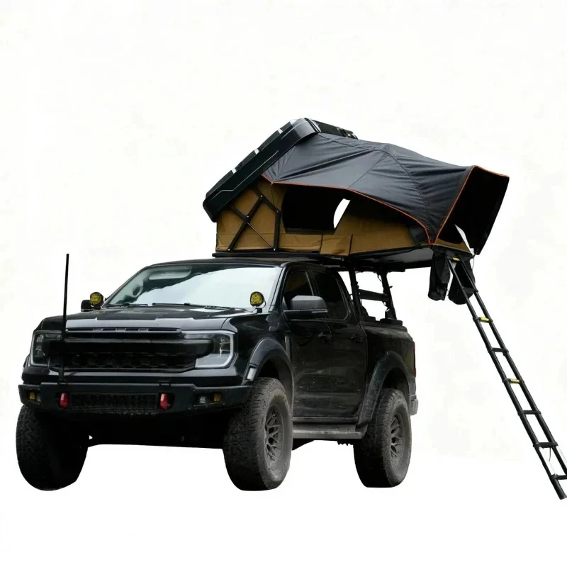 Hot Selling Universal Fit Four-Season Waterproof Oxford Fabric Triple Layer 2 Person Quick Opening Portable Car Rooftop Tent