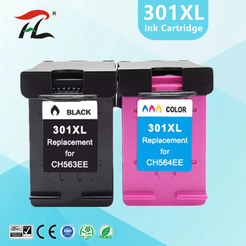 

Compatible 301XL for hp 301 xl hp301 Ink Cartridge for Deskjet 1000 1050 2000 2050 2510 3050 4500 4630 5530 2540 printer