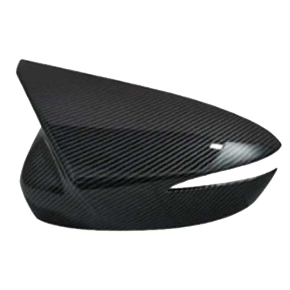 سيارة ترقية غطاء مرآة الباب لمازدا CX-5 CX-3 CX-4 2012-2025 لامع أسود ألياف الكربون سيارة الرؤية الخلفية اكسسوارات الديكور