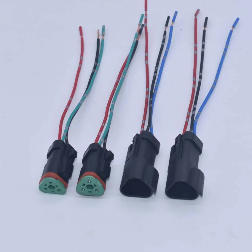 Throttle Motor Male Female Plug Socket Fit PC130 PC200 PC210 PC240 PC360-7 Excavator Spare Parts