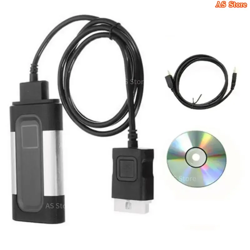 Lecteur de codes OBD2 Autocom CDP Pro DS150E, VCI 2021.11 avec Keygen, outil de diagnostic USB Bluetooth pour voitures et camions, lecteur de codes de panne multifonctionnel pour véhicules, diagnostic complet du système et réinitialisation des services, compatible avec plus de 48 marques pour la réparation automobile