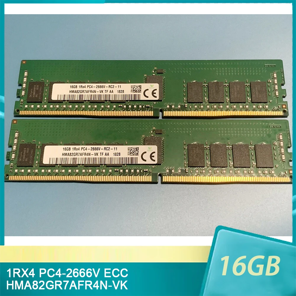 

1 шт. для SK Hynix RAM 16GB 16G 1RX4 PC4-2666V DDR4 2666 ECC HMA82GR7AFR4N-VK Серверная память