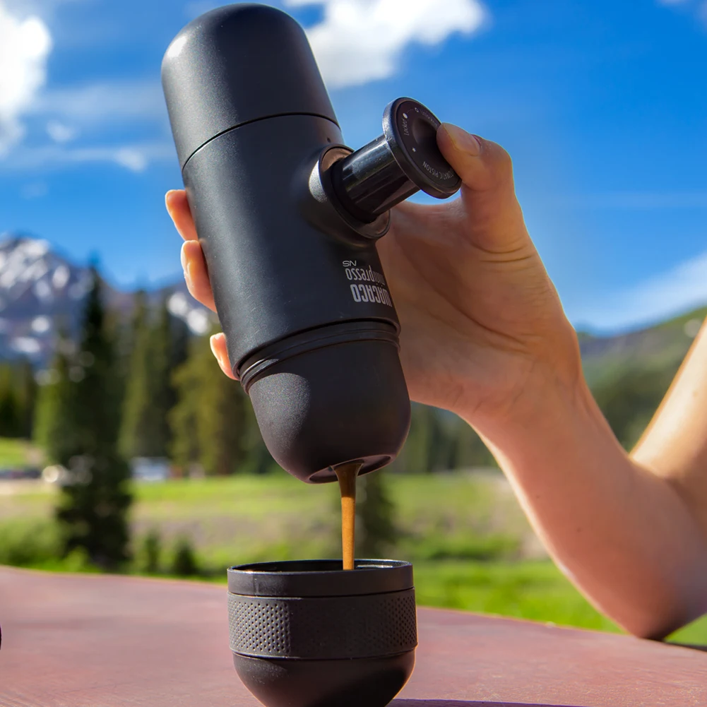 Wacaco Minipresso NS, Portable Espresso Coffee Machine, Compatible NS Capsules*, Small Travel Coffee Maker,Mini coffee machine.