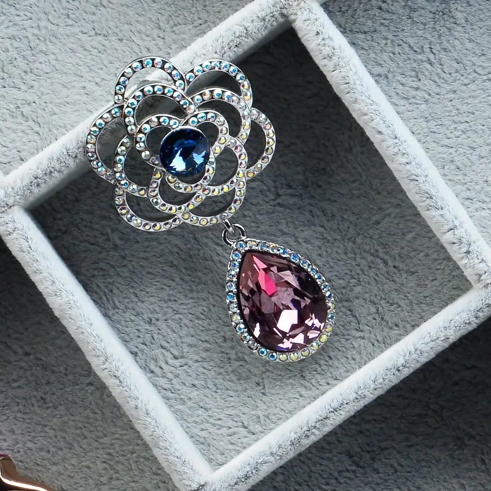 24-Grid Ice Velvet Jewelry Organizer with Stackable Trays & Removable Dividers for Rings & Earrings