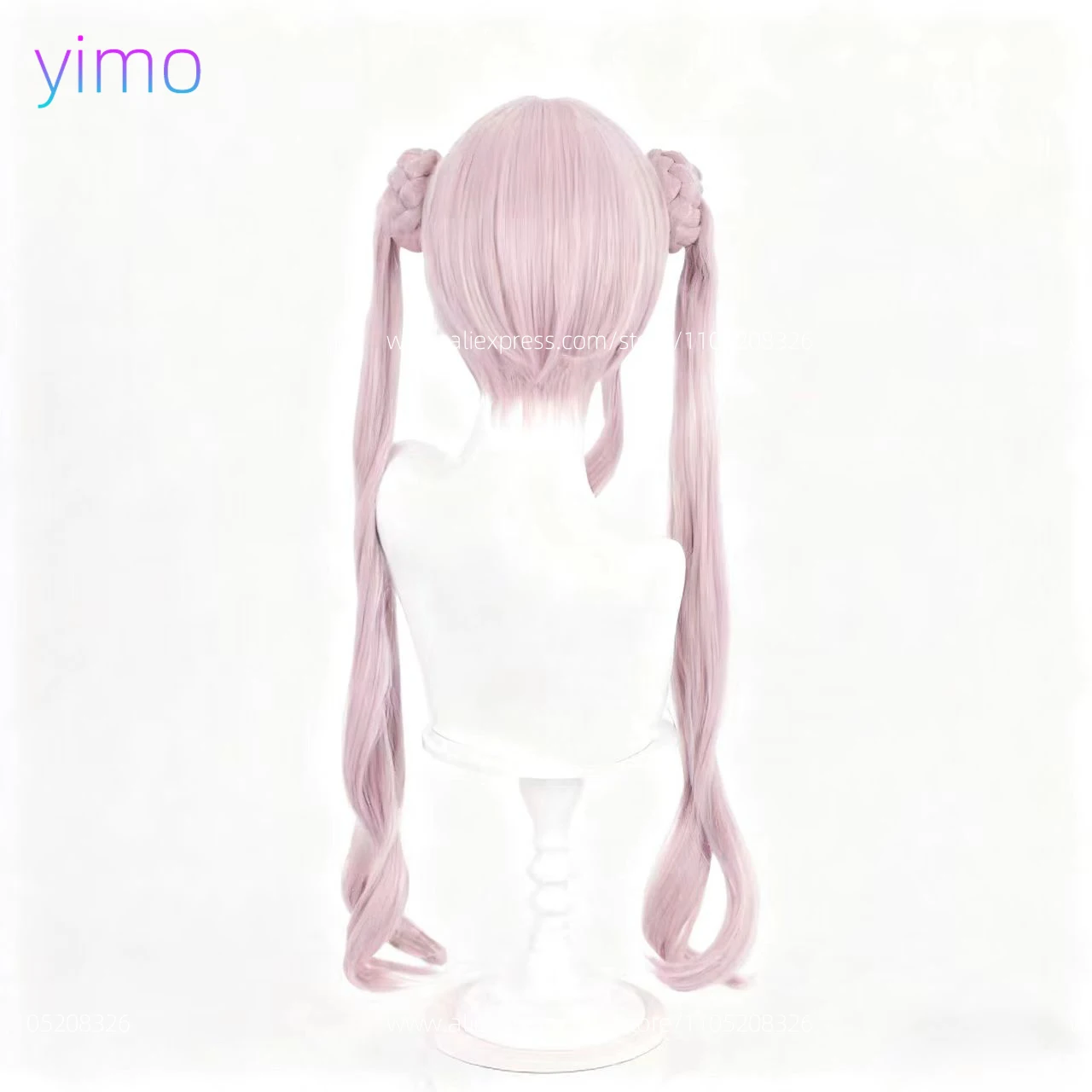 애니메이션 아메미야 다루미 코스프레 가발 85cm 긴 검정색 파란색 염색 가발 여성용 내열성 합성 머리 의상 코스프레 가발