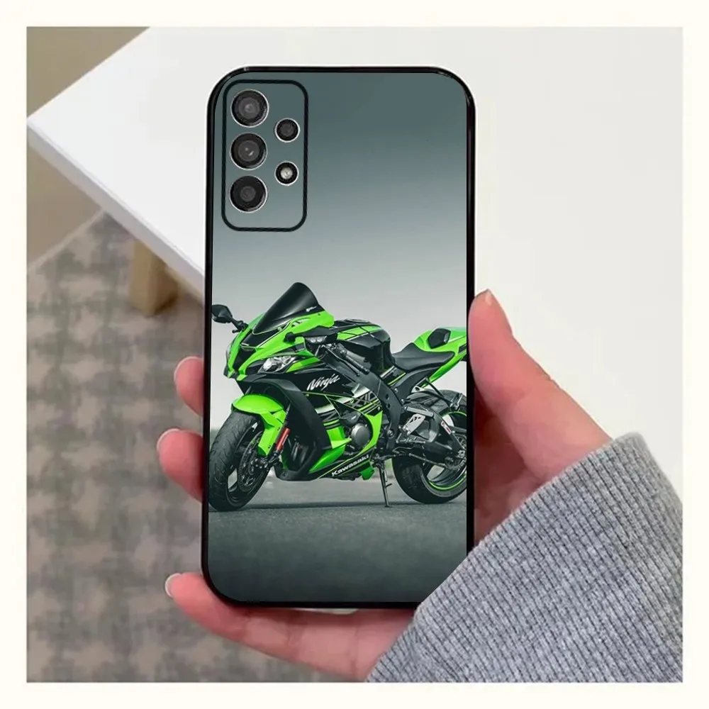 Motorcycle H2 Hr2 Phone Case For Samsung Galaxy A20,A21s,A22,A31,A32,A52,A53,A72,73,A80,A91 K-KawasakiS Soft Black Cover