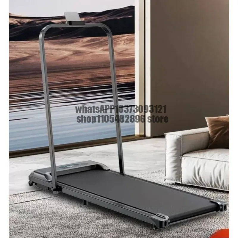 Treadmill household small foldable ultra-quiet indoor flat walking machine new free refueling