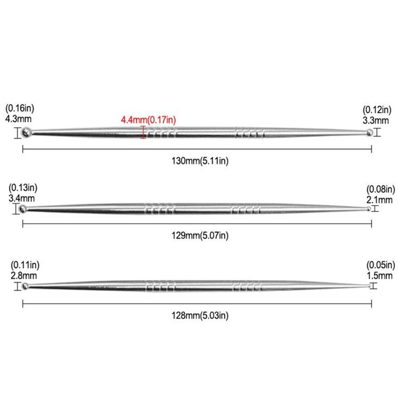 Stylo d'acupuncture manuel en acier inoxydable, outil de massage des tissus profonds, point de certes, instituts de massage, outil de thérapie oto pour la relaxation du corps