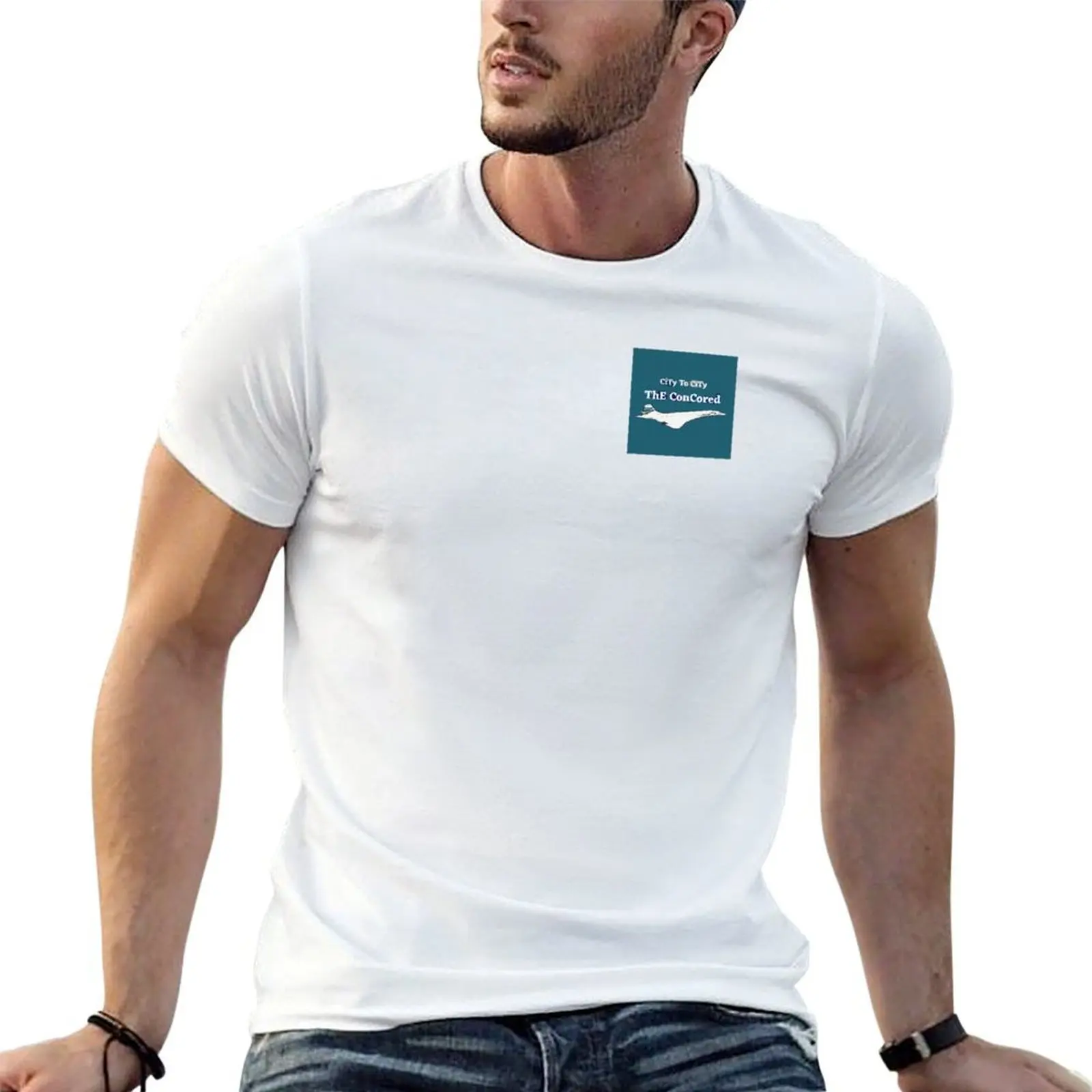

City To City / The Concorde T-Shirt t shirt man plain t shirts for man graphic vintage t shirts for man cotton funny T-Shirt