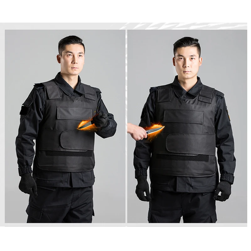 Concealable Bulletproof Vest with Carrying Bag Police Body Armor NIJ IIIA Protection Level 44 Magnum 9mm Bulletproof Jacket