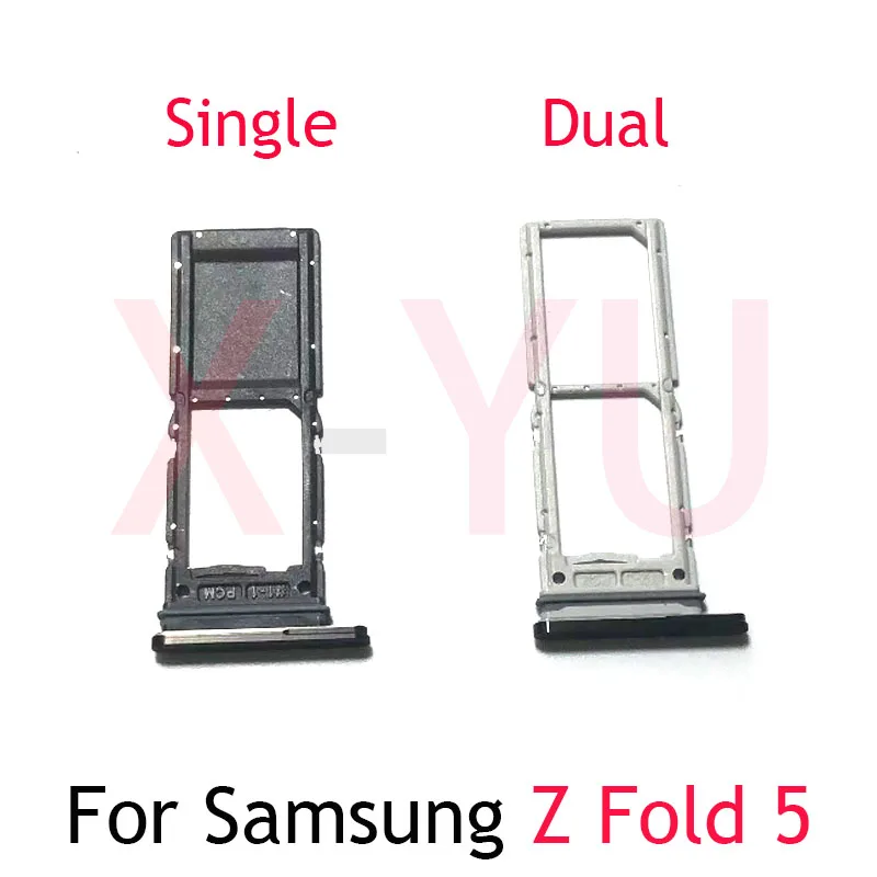 10pcs-for-samsung-galaxy-z-fold-5-fold5-f946b-f946-sim-card-tray-holder-slot-adapter-replacement-repair-parts