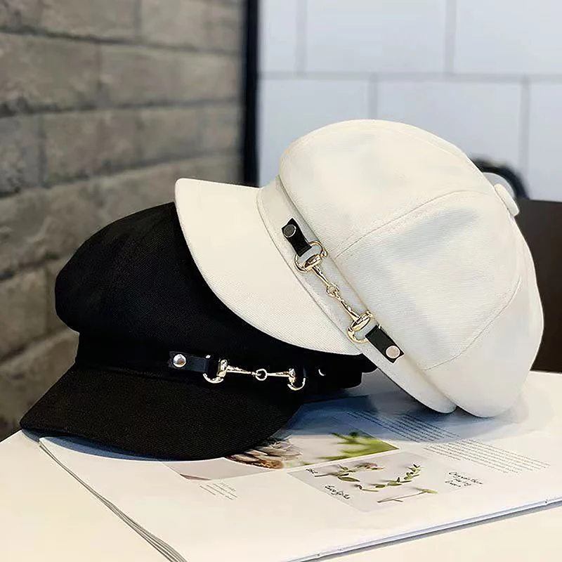 

Winter Women Berets Female Retro Berets Caps For Women Hats Bonnets Hats For Women Octagonal Newsboy Hat