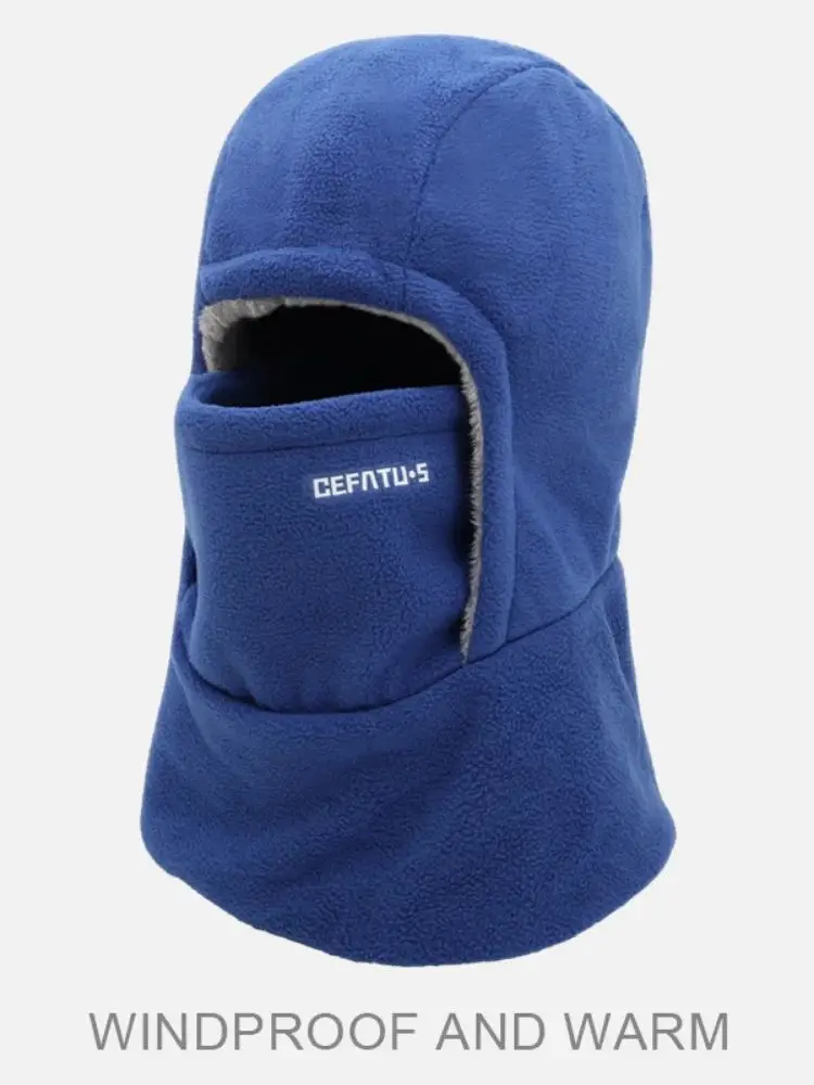 AliExpress WRELS Fleece Balaclava Cycling Cap Cold-proof Windproof Warm Hood and Hat Thicken Thermal Ski Windproof Cap Women Men