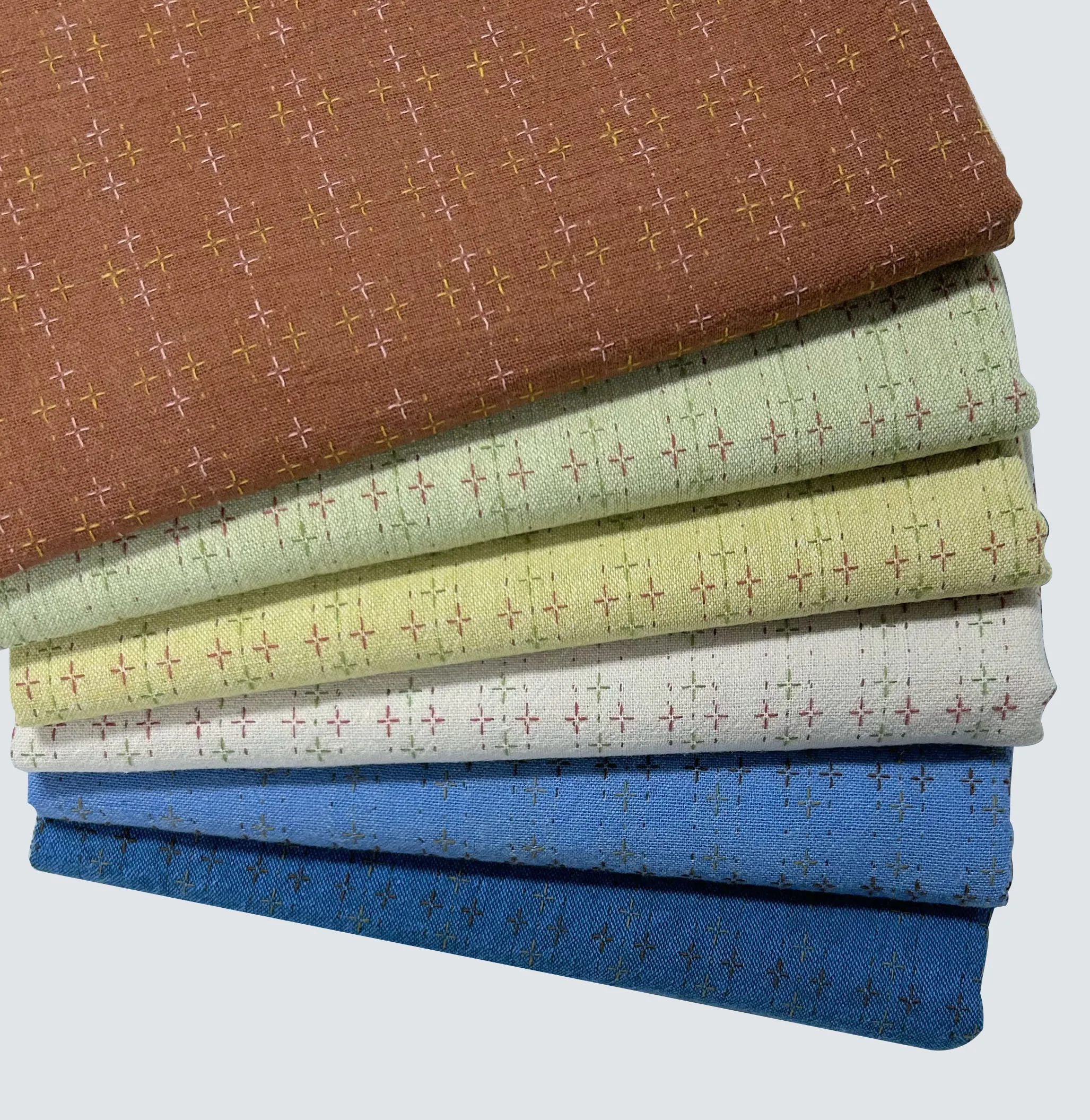Sewing Tweed Fabric - Tissu jacquard croisé 50x140cm 100% coton